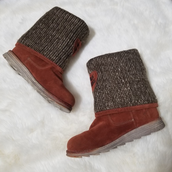 MUK LUKS Demi Boots Wear Two Ways Wool Boots - Picture 3 of 8